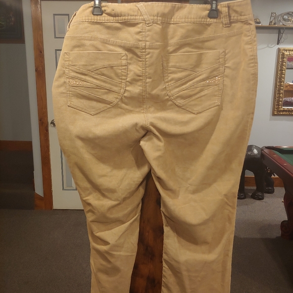 Women's plus size corduroy pants W#574 - Picture 4 of 6